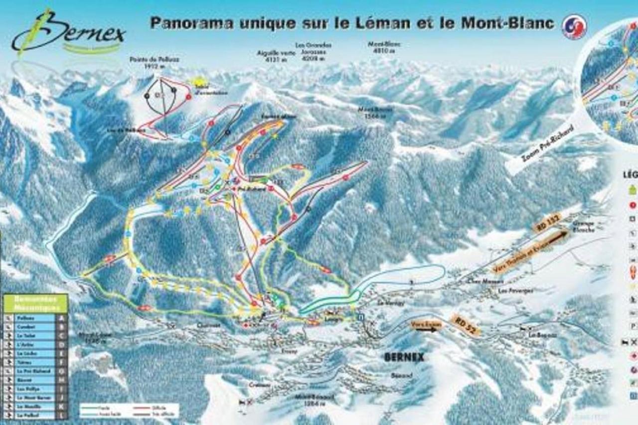 Le 67,ski et randonnée,lave linge,sèche linge,parking Bernex Extérieur photo