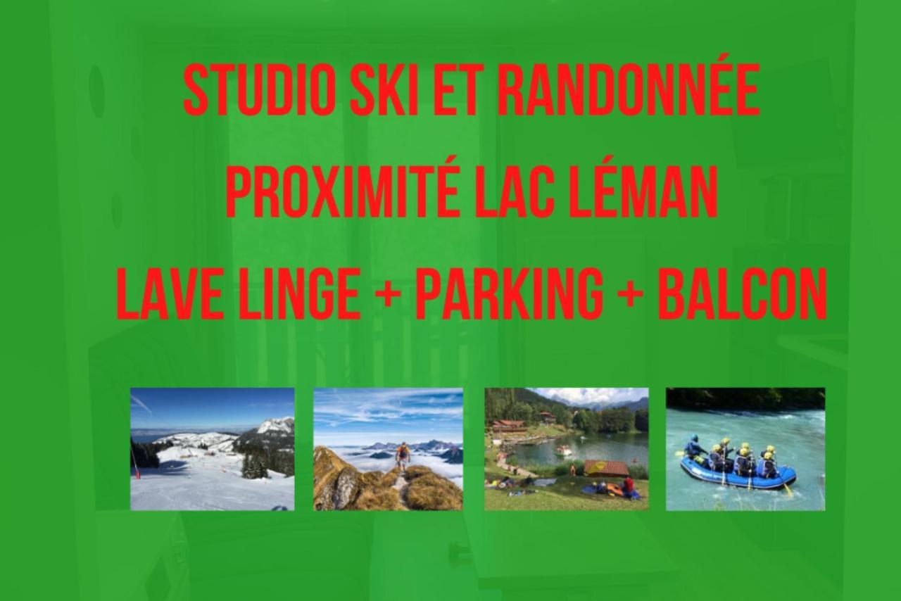 Le 67,ski et randonnée,lave linge,sèche linge,parking Bernex Extérieur photo